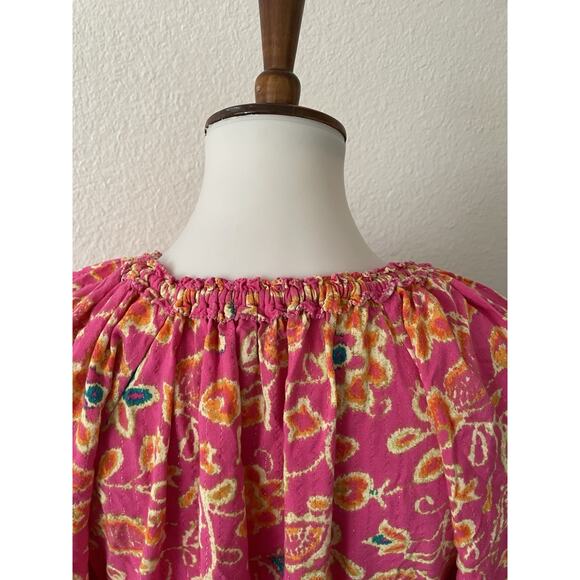 Revolve House of Harlow 1960 Dress Mini Print Tiered Babydoll Boho - Picture 10 of 15